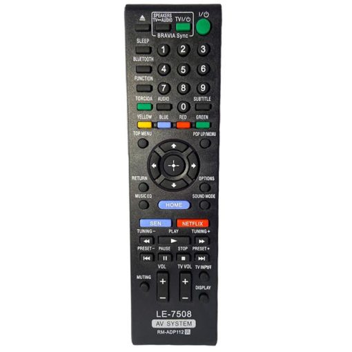 CR-3366 - Home Theather Sony Bluray RM-ADP112 Netflix - LE-7508