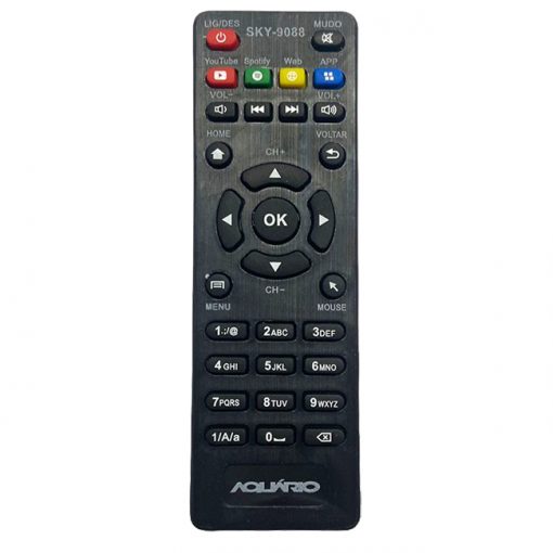 CR-3273 - Receptor smart tv box aquario STV2000 Spotify/Youtube - Sky-9088 Paralelo